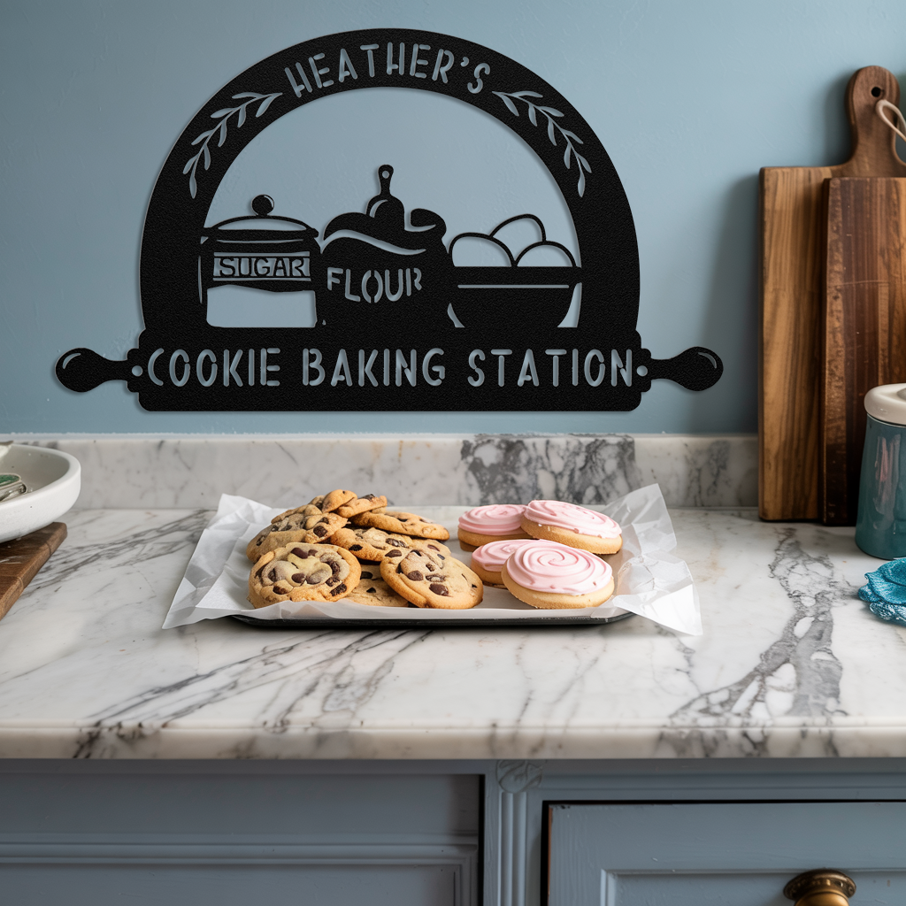 Cookie Baking Sign